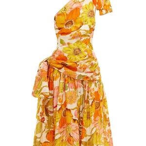 Alemais Silas One-Shoulder Dress Gown